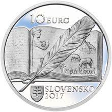 Náhled - 2017 - 10 € - Božena Slančíková-Timrava – 150. výročie narodenia Ag Proof