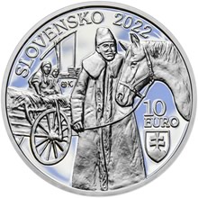 Náhled - 2022 - 10 € Začiatok osídľovania Kovačice Slovákmi - 220. výročie Ag Proof