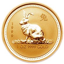 Náhled - 1999 Rabbit 1 Oz Australian gold coin