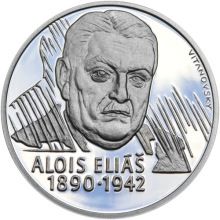 Alois Eliáš - 28 mm striebro Proof