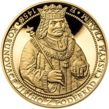550 let od korunovace Jirího z Poděbrad českým králem - zlato Proof