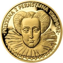 Polyxena z Pernštejna - 450. výročie narodenia zlato proof