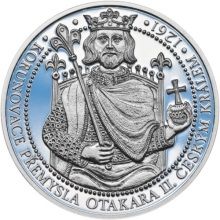 Korunovace Premysla Otakara II. českým králem - striebro Proof