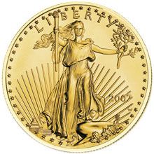 Náhled - 1/10 OZ American Eagle Gold Unc. - Investiční zlatá mince