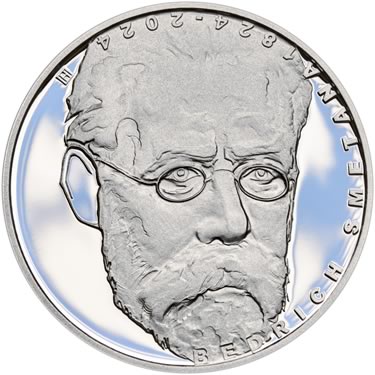 Náhled Reverzní strany - 2024 Proof - 200 Kč Bedřich Smetana