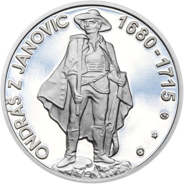 Náhled Averznej strany - Ondráš z Janovic - 300. výročí úmrtí stříbro proof