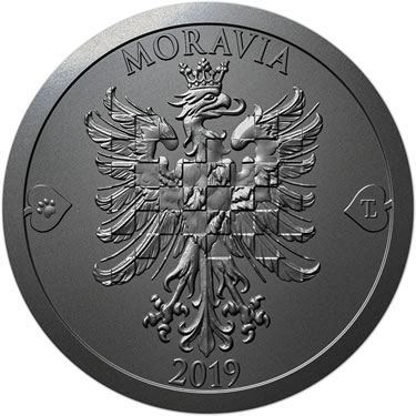 Náhled Averzní strany - 2019 - patina - Moravská orlice - 2 dukát Ag