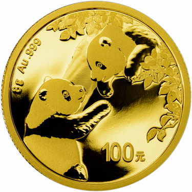 Náhled Averznej strany - Panda 8g Au - Investiční zlatá mince
