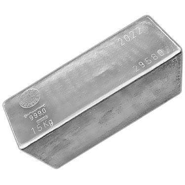 Náhled - Argor Heraeus SA Švýcarsko 15 Kg - Investiční stříbrný slitek