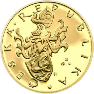 Náhled Reverznej strany - Nevydané mince Jiřího Harcuby - Kryštof Harant z Polžic a Bezdružic 34mm zlato Proof