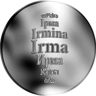 Náhled Averzní strany - Česká jména - Irma - stříbrná medaile
