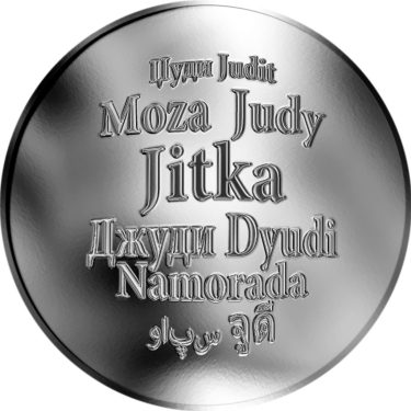 Náhled Averznej strany - Česká jména - Jitka - stříbrná medaile