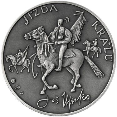 Náhled Reverznej strany - Joža Uprka - 75. výročí úmrtí stříbro patina