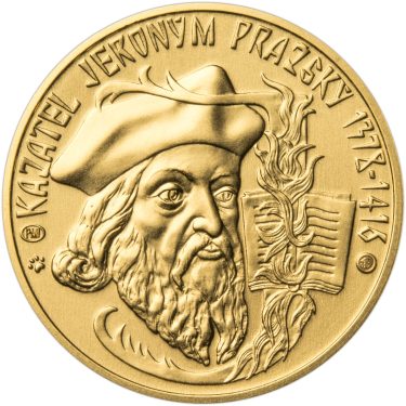Náhled Averznej strany - Kazatel Jeroným Pražský - 600. výročí zlato b.k.