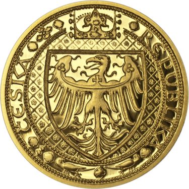 Náhled Reverznej strany - Nejkrásnější medailon IV. - Karlštejn zlato Proof