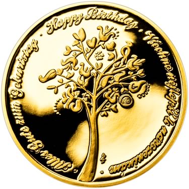 Náhled Reverzní strany - Zlatý dukát k životnímu výročí 95 let Proof