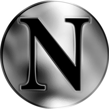 Náhled Reverzní strany - Česká jména - Nikolas - stříbrná medaile