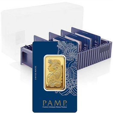 Náhled - Pamp 1 Oz - Investiční zlatý slitek - set 10 ks