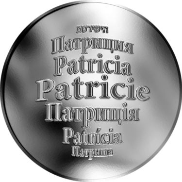 Náhled Averzní strany - Česká jména - Patricie - stříbrná medaile