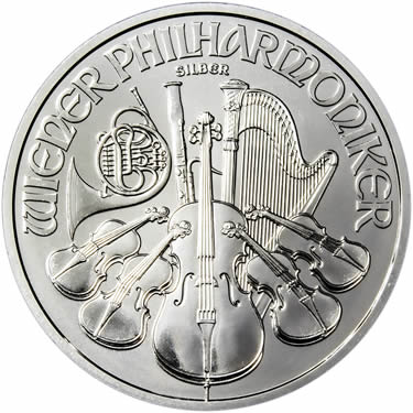 Náhled Averznej strany - Wiener  Philharmoniker 1 Oz Stříbrná investiční mince