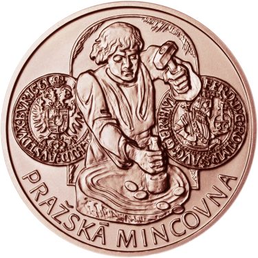 Náhled Averznej strany - Pražská mincovna - Měď 1 Oz b.k.