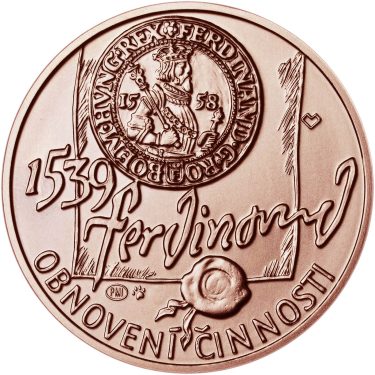Náhled Reverznej strany - Pražská mincovna - Měď 1 Oz b.k.