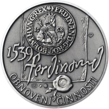 Náhled Reverzní strany - Pražská mincovna - stříbro 28mm patina