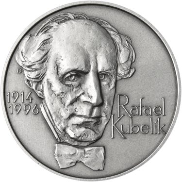 Náhled Averznej strany - Rafael Kubelík - 100. výročí narození stříbro patina