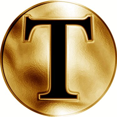 Náhled Reverzní strany - Česká jména - Tamara - velká zlatá medaile 1 Oz