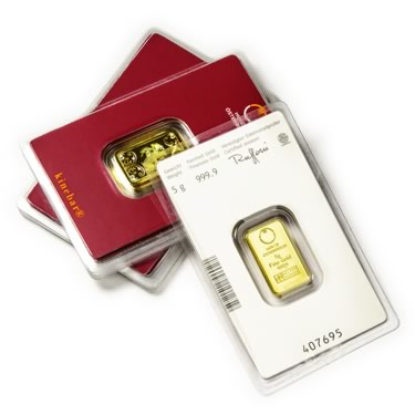 Náhled Averznej strany - Münze Österreich 5 gramů - Investiční zlatý slitek - Set 10ks slitků