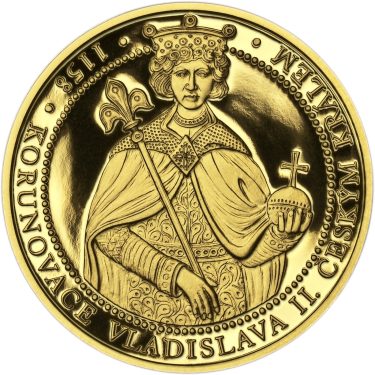 Náhled Averznej strany - Korunovace Vladislava II českým králem - zlato Proof
